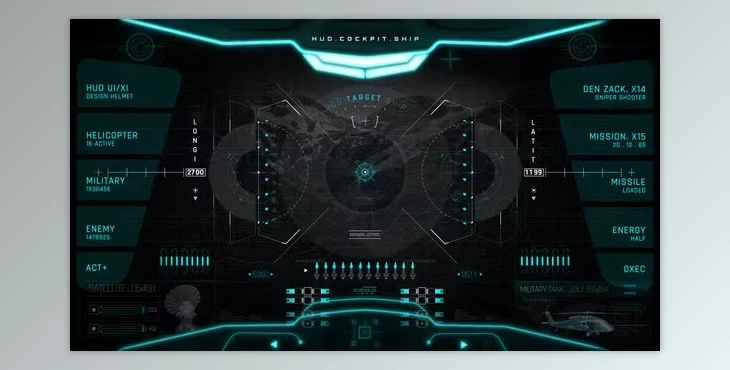 Download Hud Pro Military Cockpit 2 (Videohive 50447080) - AE Project