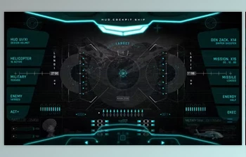 Download Hud Pro Military Cockpit <span class='badge badge-warning'>2</span> (Videohive 50447080) - AE Project