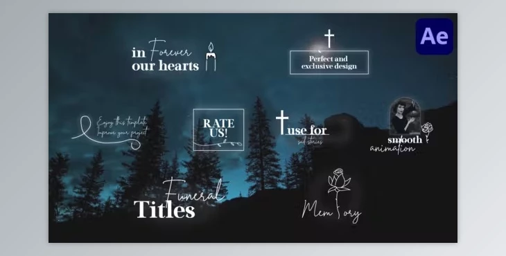 Download Funeral Titles for After Effects (Videohive 50446687) - AE Project