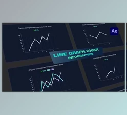 Download Line Graph Chart Infographics (Videohive 50381564) - AE Project