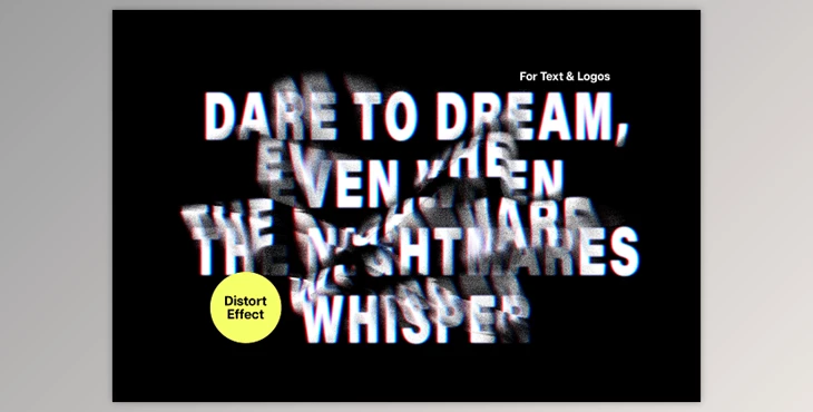 Download Distorted Glitch Text Effect - 91904813