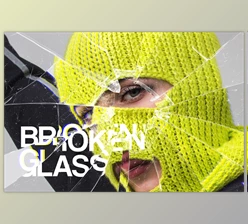 Download Smashed Glass Photo Effect - 92000278
