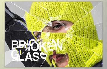 Download Smashed <span class='badge badge-warning'>Glass</span> Photo Effect - 92000278