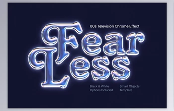 Download 80s Television Chrome Text <span class='badge badge-warning'>Effect</span> -- 91999922 - UL8Y99T