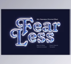 Download 80s Television Chrome Text Effect -- 91999922 - UL8Y99T