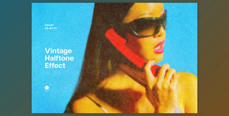 Download Magazine Halftone Photo Effect - 92000274