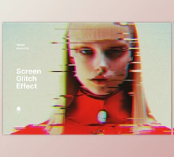 Download Glitching Screen Photo Effect - 91999158