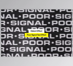 Download Poor Signal Text Effect - 91978880