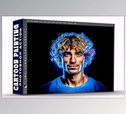 Download Cartoon Painting Photoshop Action - 92004577