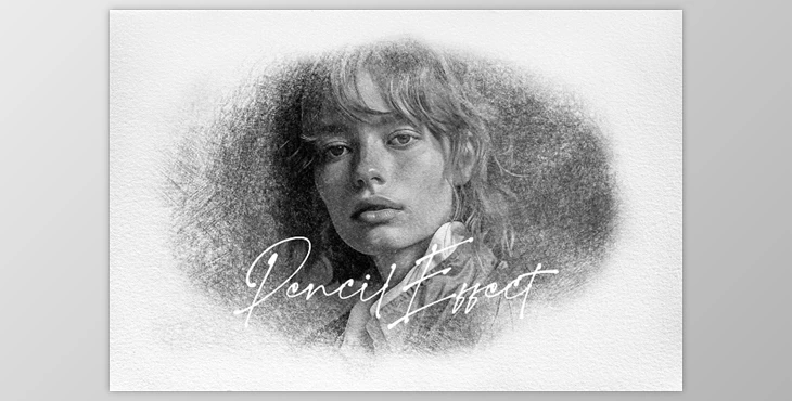 Download Pencil Drawing Photo Effect - 91973057