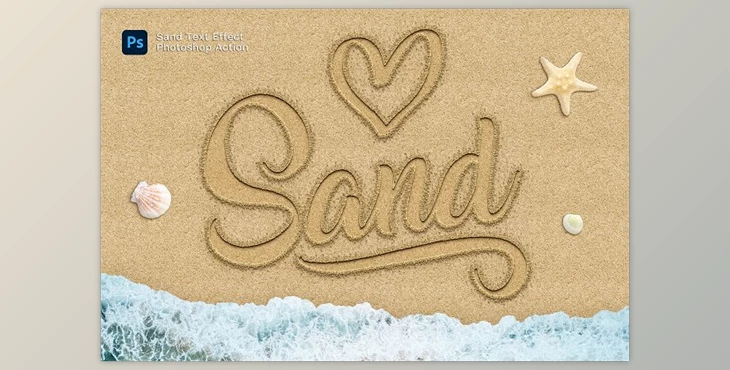 Download Sand Effect Photoshop Action - 91990065