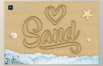 Download Sand Effect Photoshop <span class='badge badge-warning'>Action</span> - 91990065