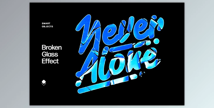Download Broken Glass Text & Logo Effect - 91972911