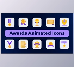 Download Awards Animated Icons (Videohive 50429332) - AE Project