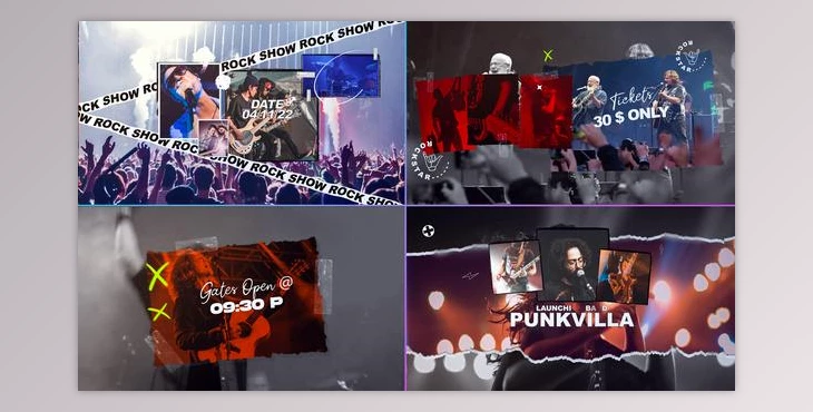 Download Rock Show / Music Concert (Videohive 36520280) - AE Project