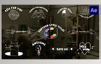 Download Cartoon Lyric <span class='badge badge-warning'>Titles</span> for After Effects (<span class='badge badge-warning'>Videohive</span> 50482335) - AE Project