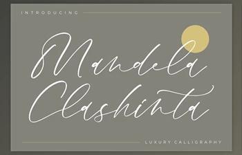 Download Mandela Clashinta - Luxury Calligraphy <span class='badge badge-warning'>Font</span>