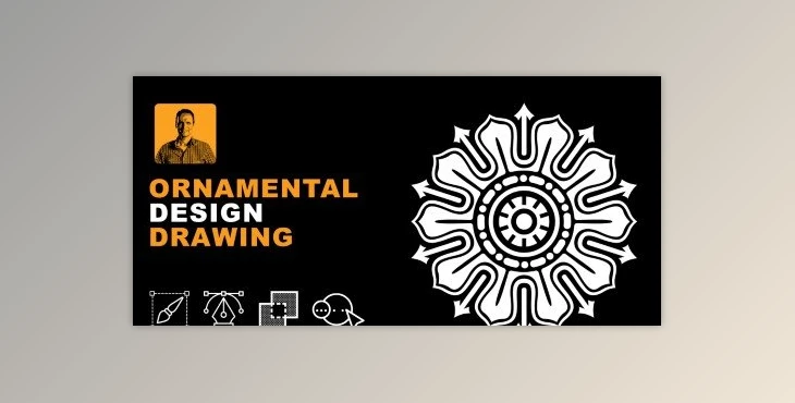 Download Ornamental Design Drawing in Adobe Illustrator, Techniques for Everyone