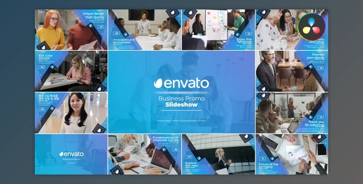 Download Business Promo Slideshow for DaVinci Resolve (Videohive 50524495)