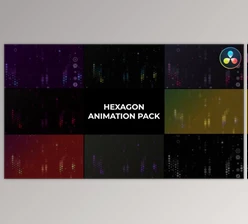Download Hexagon Animation Pack for DaVinci Resolve (Videohive 50484070)