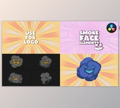 Download Explosion Smoke Face Elements | DaVinci Resolve (Videohive 50500806)