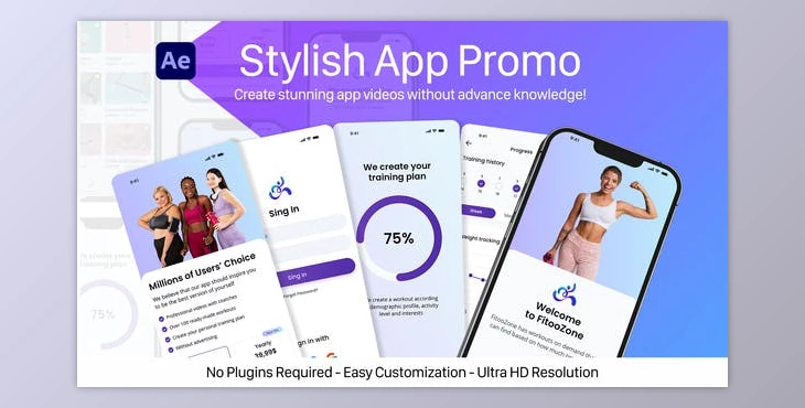 Download Stylish App Promo (Videohive 39544493) - AE Project