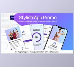 Download Stylish App Promo (Videohive 39544493) - AE Project