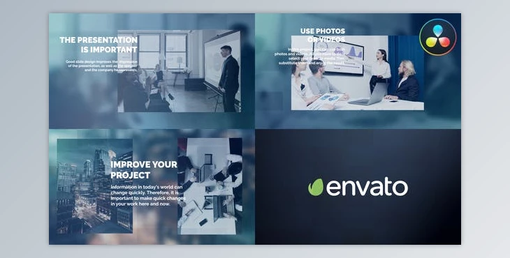 Download Corporate & Modern Slideshow for DaVinci Resolve (Videohive 50464792)