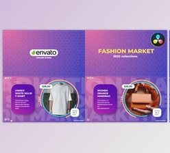 Download Fashion Market for DaVinci Resolve (Videohive 50465554)