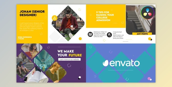 Download Education Slideshow for DaVinci Resolve (Videohive 50501125)