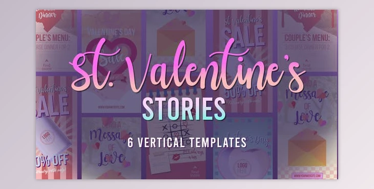 Download St Valentine’s Stories (Videohive 50570689) - AE Project