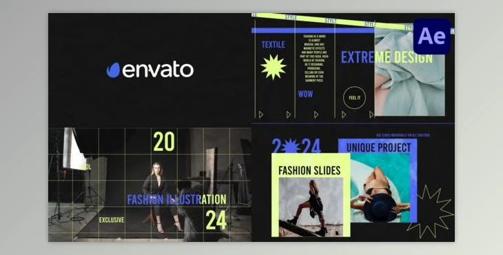 Download Fashion Slides for After Effects (Videohive 50585338) - AE Project