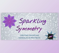 Download Sparkling Symmetry: Creating Snowflake Mandalas in Procreate