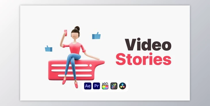 Download Explainer Girl Video Stories (Videohive 50622965) - AE Project