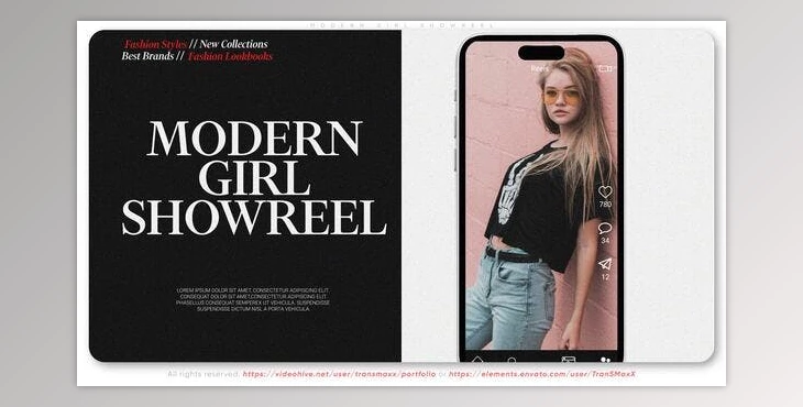 Download Modern Girl Showreel (Videohive 50570956) - AE Project