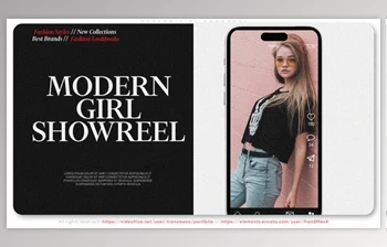 Download Modern <span class='badge badge-warning'>Girl</span> Showreel (Videohive 50570956) - AE Project