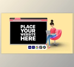Download Explainer Girl Web Promo (Videohive 50622985) - AE Project
