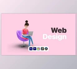 Download Explainer Girl Web Design (Videohive 50622978) - AE Project