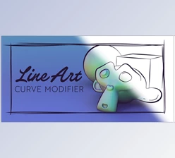 Download Blender - Line Art Curve Modifier v1.0/1.1/1.2