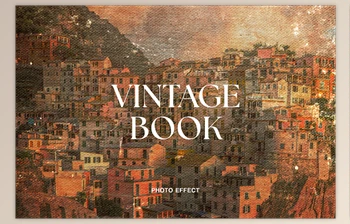 Download Vintage <span class='badge badge-warning'>Book</span> Photo Effect - 92015736