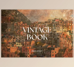 Download Vintage Book Photo Effect - 92015736