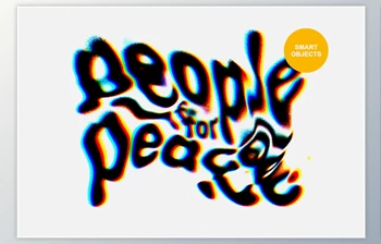 Download Liquid Distortion Glitch Text <span class='badge badge-warning'>Effect</span> - 92016008