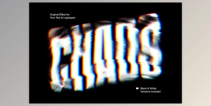 Download Distortion Mash Text Effect - 92015765