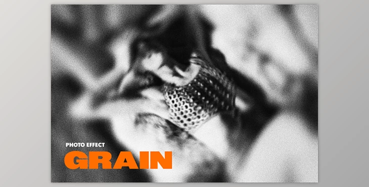 Download Black and White Grain Photo Effect - 92015762