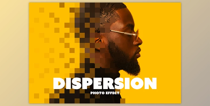 Download Pixel Dispersion Photo Effect - 92006594