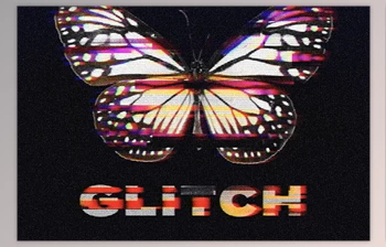 Download Glitch Distortion Photo Effect - 92006412