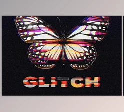 Download Glitch Distortion Photo Effect - 92006412