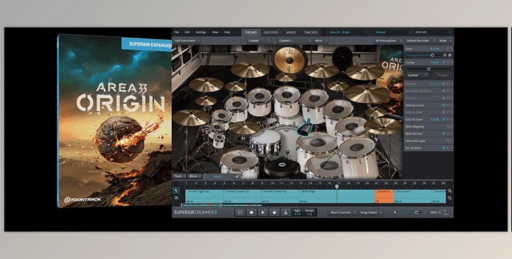 Download Toontrack Area 33 Origin SDX (MIDI)