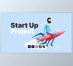 Download Explainer Man Start Up (Videohive 50639694) - AE Project