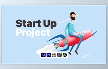 Download Explainer Man <span class='badge badge-warning'>Start</span> Up (Videohive 50639694) - AE Project